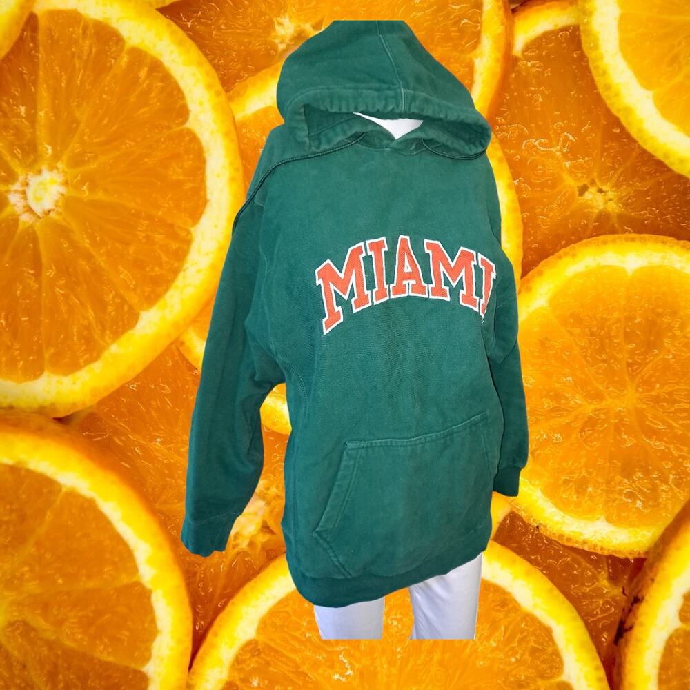 Steve & Barry's Miami State Embroidered Hoodie‎ Sweatshirt Size Small